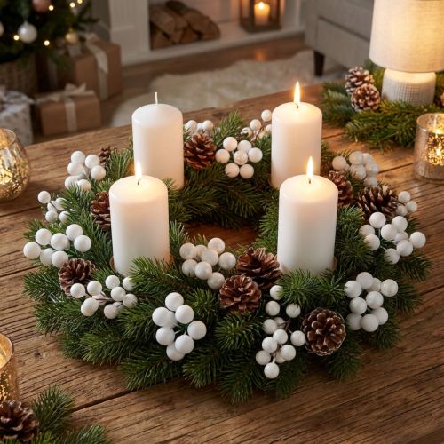 Spegelbär Ø2cm vit matt, blank 140 st | Floristik24.se