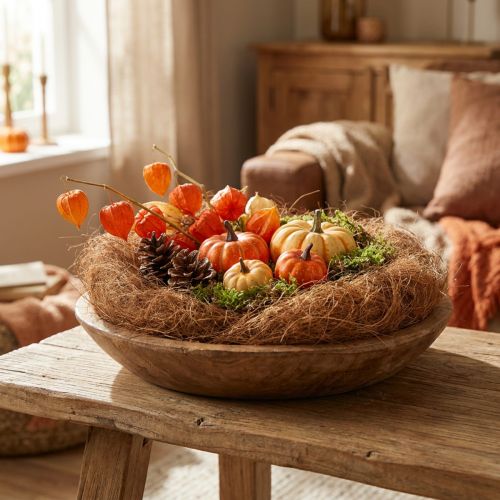 Fyllningsmaterial för blomsterarrangemang, dekorativa fibrer, Palmyra palmfiber, bassäng 1 kg | Floristik24.se
