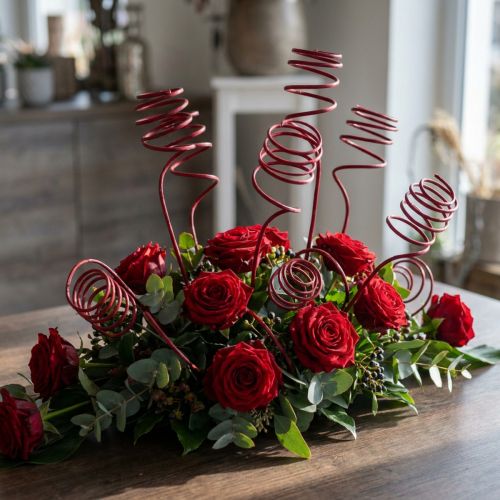 Cane Coil Vinröd 25 st | Floristik24.se