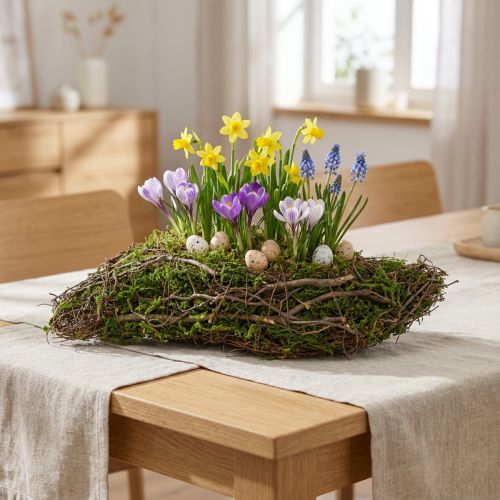 Plant Wave Vines liten växtskål med mossa 31×15×7 cm | Floristik24.se