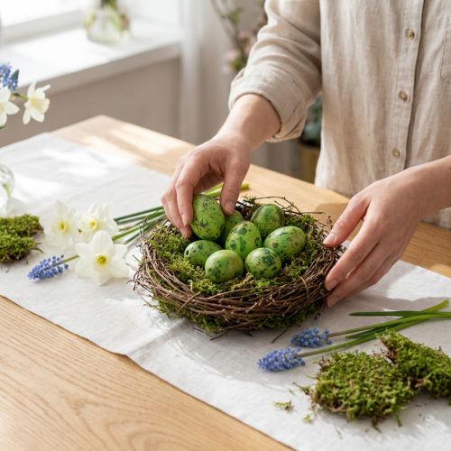 Artikel Vaktelägg 3 cm gröna 50 st
