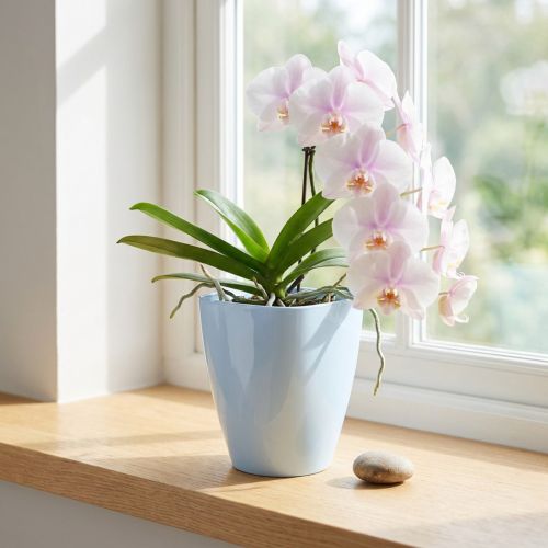Orkidékruka blank Ø12,5cm vit 1 st | Floristik24.se
