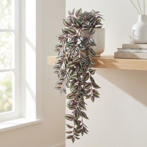 Zebraört Konstgjord hängväxt Tradescantia 90cm | Floristik24.se