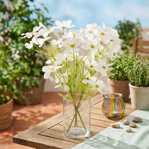Konstgjorda kosmosblommor,