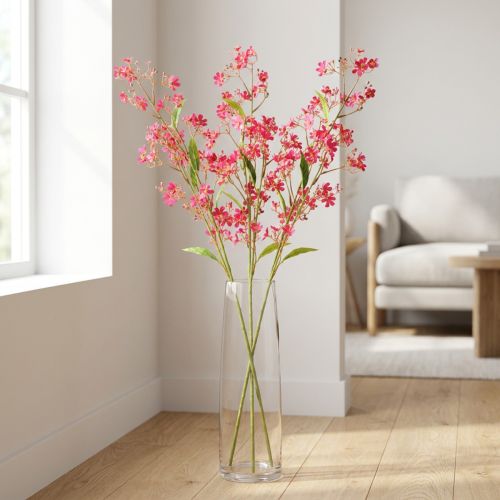 Artikel Konstgjord blommande gren Oncidium orkidédekoration 112cm 3st