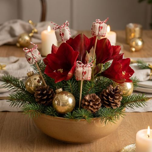 Blomplugg Julklappspaket dekoration 2,5cm 15 st | Floristik24.se