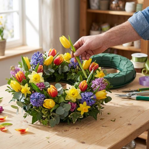 OASIS® IDEAL Universal Floral Foam Ring Grön Ø27,5cm 3 st | Floristik24.se