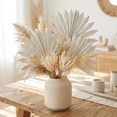 Palmspear Sun mini vitkalkad 50 st | Floristik24.se