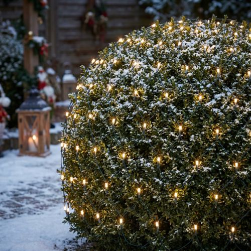 LED-ljusnät 384 varmvitt 3m x 3m för utomhusbruk | Floristik24.se