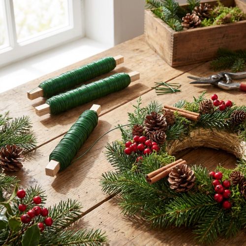 Artikel Lindningstråd grönmålad 0,60 mm 2,5 kg