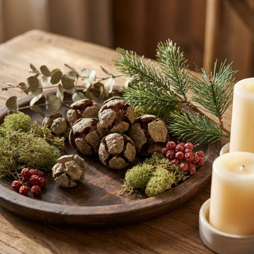 Cypresskottar, naturliga, 3 cm, 500 g | Floristik24.se