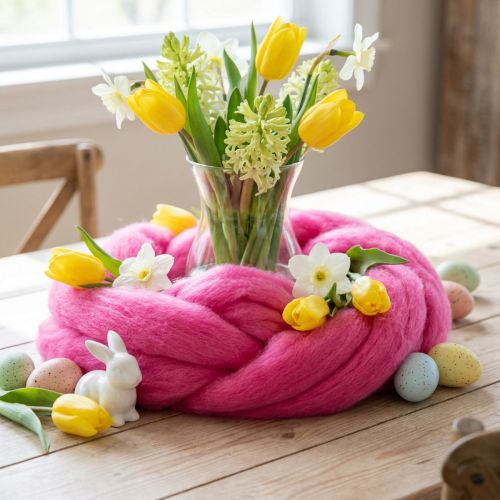 Ullsäkring 10m rosa | Floristik24.se