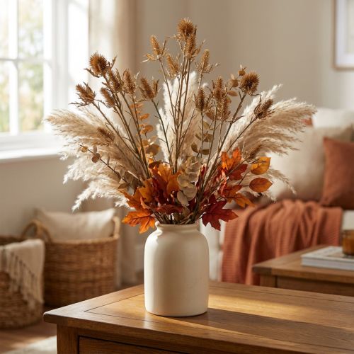 Konstgjord tistelgren Golden L71.5cm | Floristik24.se