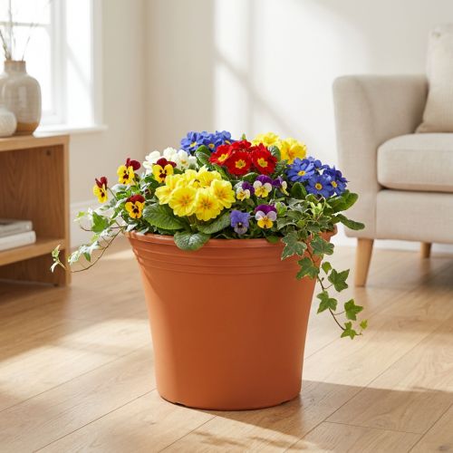 Kruka “Irys” plast terrakotta Ø38cm H31cm 1 st | Floristik24.se