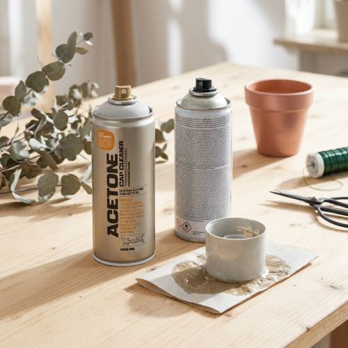 Artikel Aceton sprayrengöring + thinner Montana Cap Cleaner 400ml