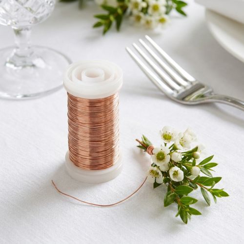 Artikel Myrtentråd koppar 0,30 mm 100 g hantverkstråd för blomsterdekorationer