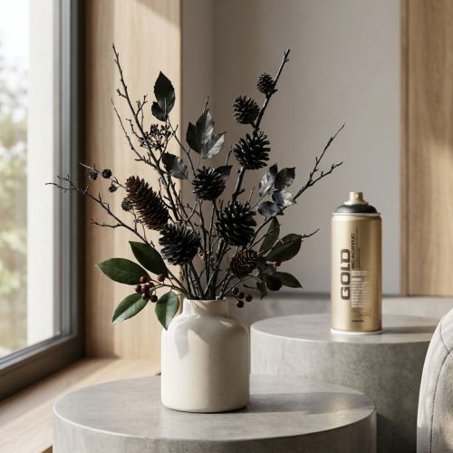 Svart sprayfärg Montana Gold
