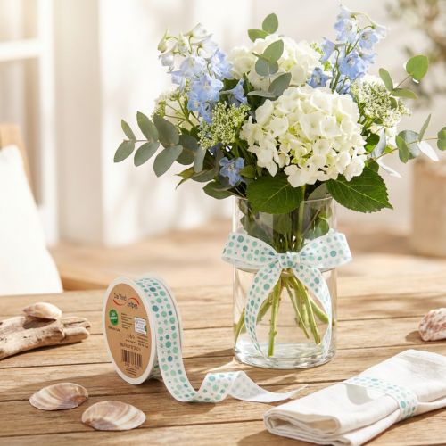 Band Turquoise Dots Maritime
