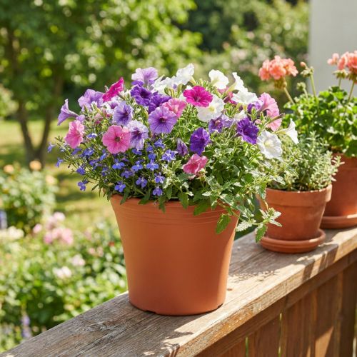 Kruka “Irys” plastterrakotta Ø17cm H14cm 1 st | Floristik24.se