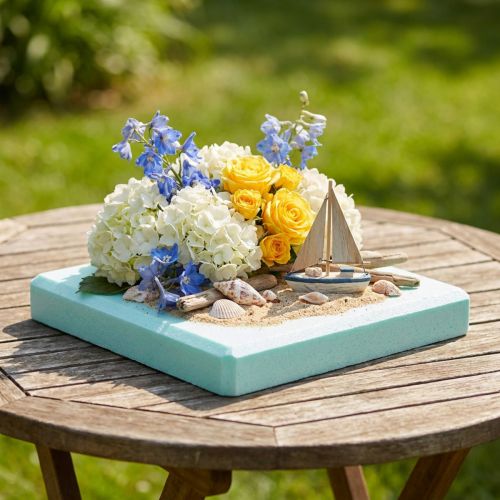 Styrofoam tallrik 50cm x 50cm x 4cm | Floristik24.se