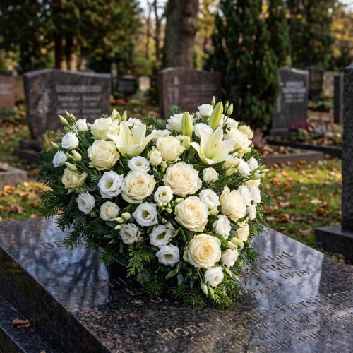 Artikel Blommigt skumhjärta stort vått blommigt skum grönt 48cm 2 st