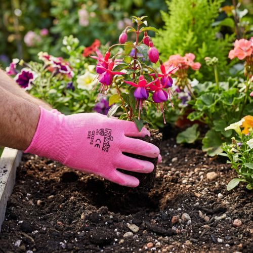 Kixx trädgårdshandskar storlek 8 rosa, rosa | Floristik24.se