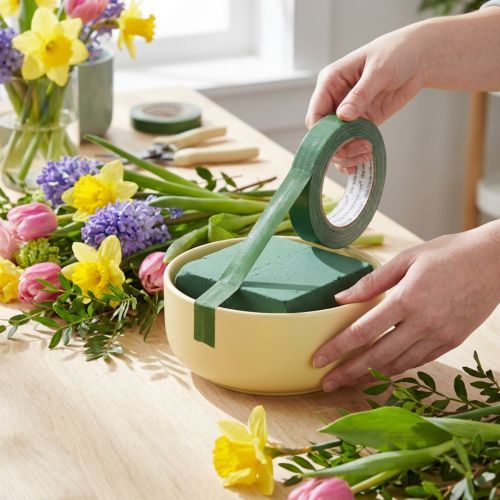 Artikel Tejp för blomskum Ankartejp Grön 12mm 50m