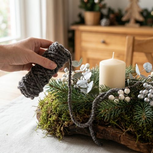 Mirabell fleece 25m grå | Floristik24.se