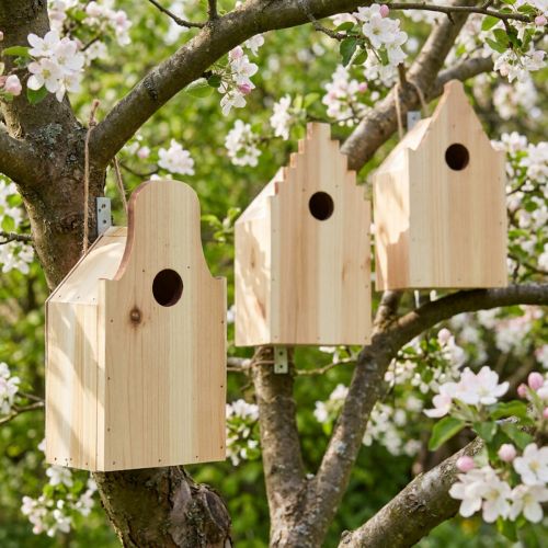 Artikel Fågelholk Träfodslåda Blåmes Gran H22,5cm 3st