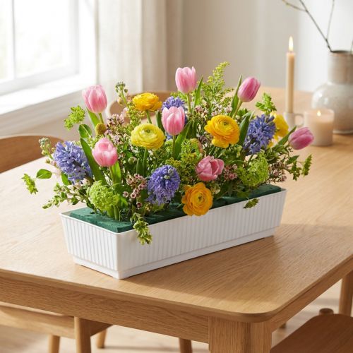 Hylsbricka våtskum 23 x 8 x 4,5 vit 10 st | Floristik24.se