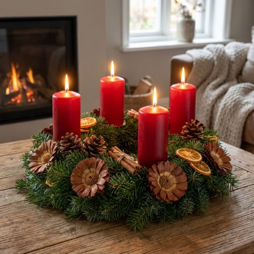 Repens Rosett Ljus 8-9cm 25 st | Floristik24.se