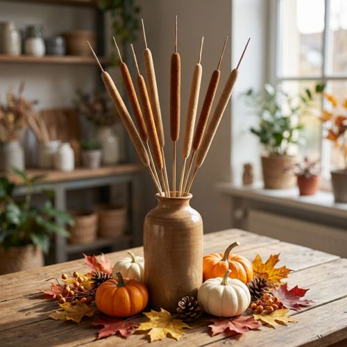 Vasslöksmix naturlig dekorativ vass 70cm 100 st | Floristik24.se