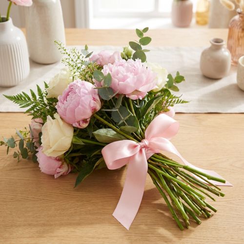 Dekorativt band presentband rosa band selvedge 25mm 3m 10st | Floristik24.se
