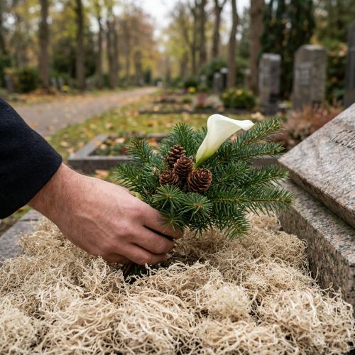 Dekorativ mossatorkad skogsmossa blekt naturdekor 300g | Floristik24.se