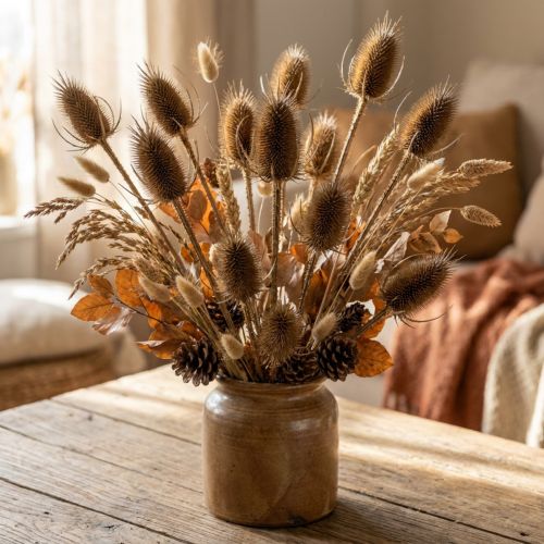 Torr dekoration kort tistel vild kardon natur 1kg | Floristik24.se