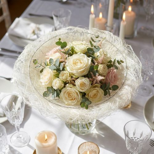 Artikel Bukettmanschett - elegant accessoar för perfekt blomsterarrangemang - 20 cm, 8 stycken