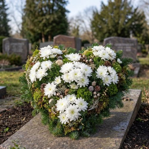 Artikel Blommigt skumhjärta 38×36,5 cm vått blommigt skum grönt 2 stycken