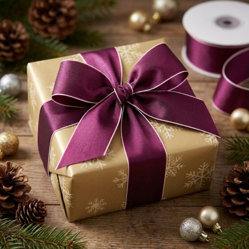 Artikel Presentband taftband för julklappar 40mm 50m