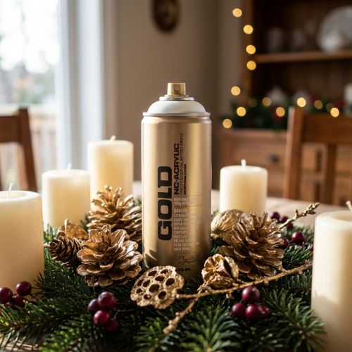 Sprayfärg keramisk akryl Montana Gold sprayfärg 400ml | Floristik24.se