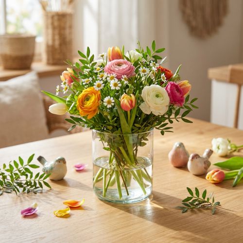 Glasvas, blomstervas,