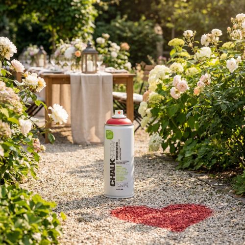 Markeringsspray i rödkritfärgsspray Montana 400ml | Floristik24.se