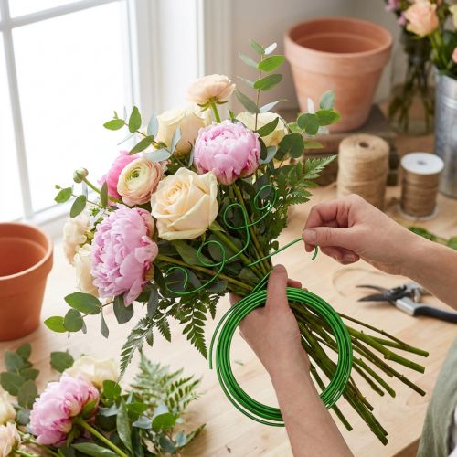 Aluminiumtråd 2mm grön 3m | Floristik24.se
