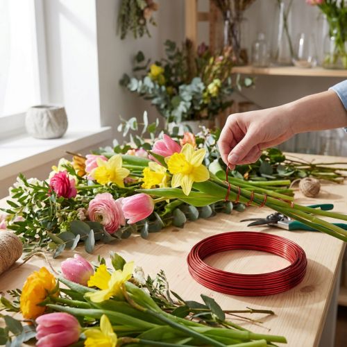 Dekorativ tråd för kreativt hantverk och blomsterdesignidéer | Floristik24.se