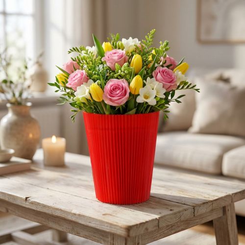 Plisserade muddar röda 14,5cm 100 st | Floristik24.se