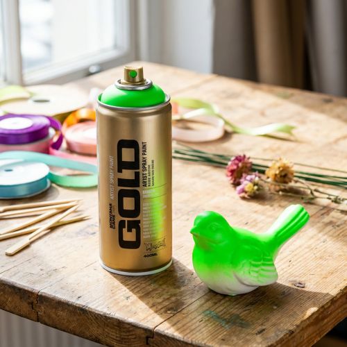 Artikel Färgsprayfärg Grön Fluorescerande Neon 400ml