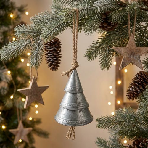 Dekorativa klockor zink vintage look julklockor H19cm | Floristik24.se