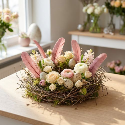 Dekorativa fjädrar för pyssel gamla rosa äkta fågelfjädrar 20g | Floristik24.se