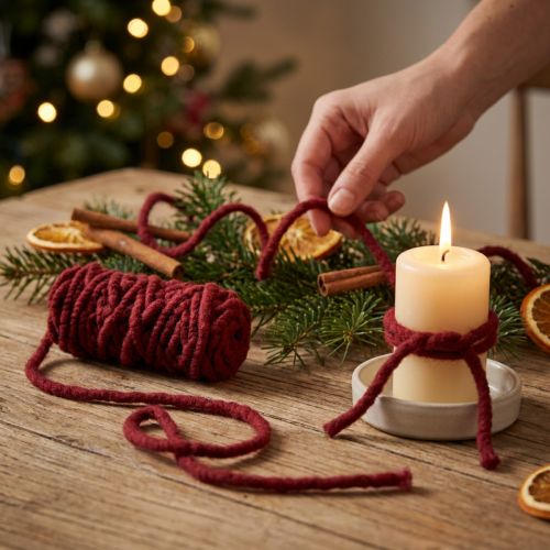 Artikel Filtlina fleece Mirabell 25m mörkröd
