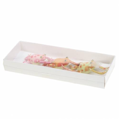 Floristik24 Dekorativa grodor med prickar och tråd 7,5 cm 3 delar sorterade