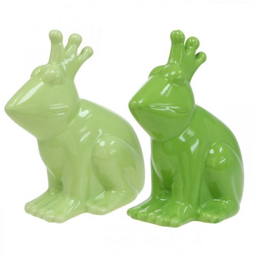Dekorativ grodkeramik, grodprinspar sommardekoration 13×8×16cm 2st